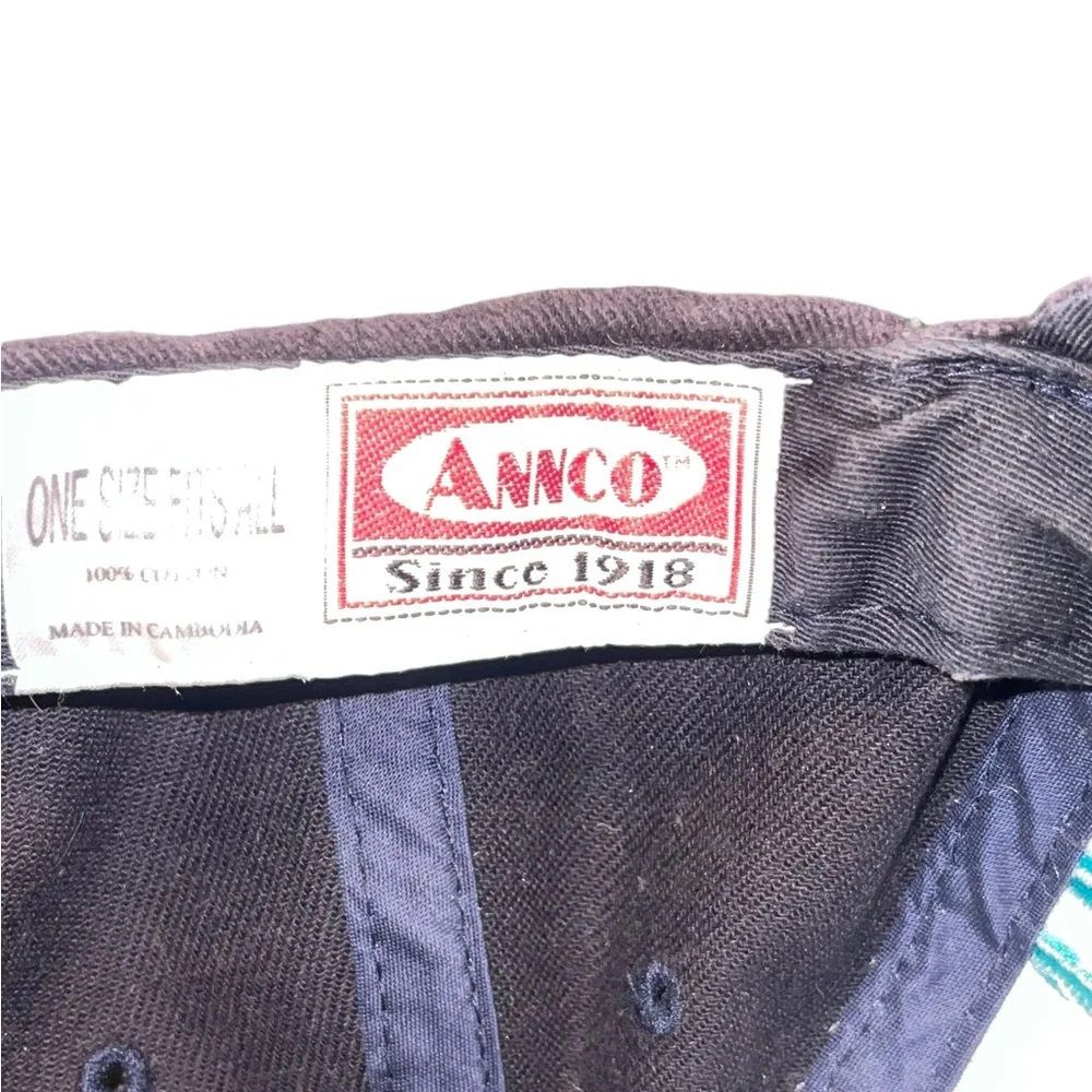 Vintage Seattle Mariner’s Ball Cap by American Needle Annco Navy, Green, Silver - Picture 7 of 7